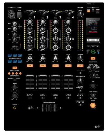 Pioneer DJ DJM 900 NEXUS Skin Black